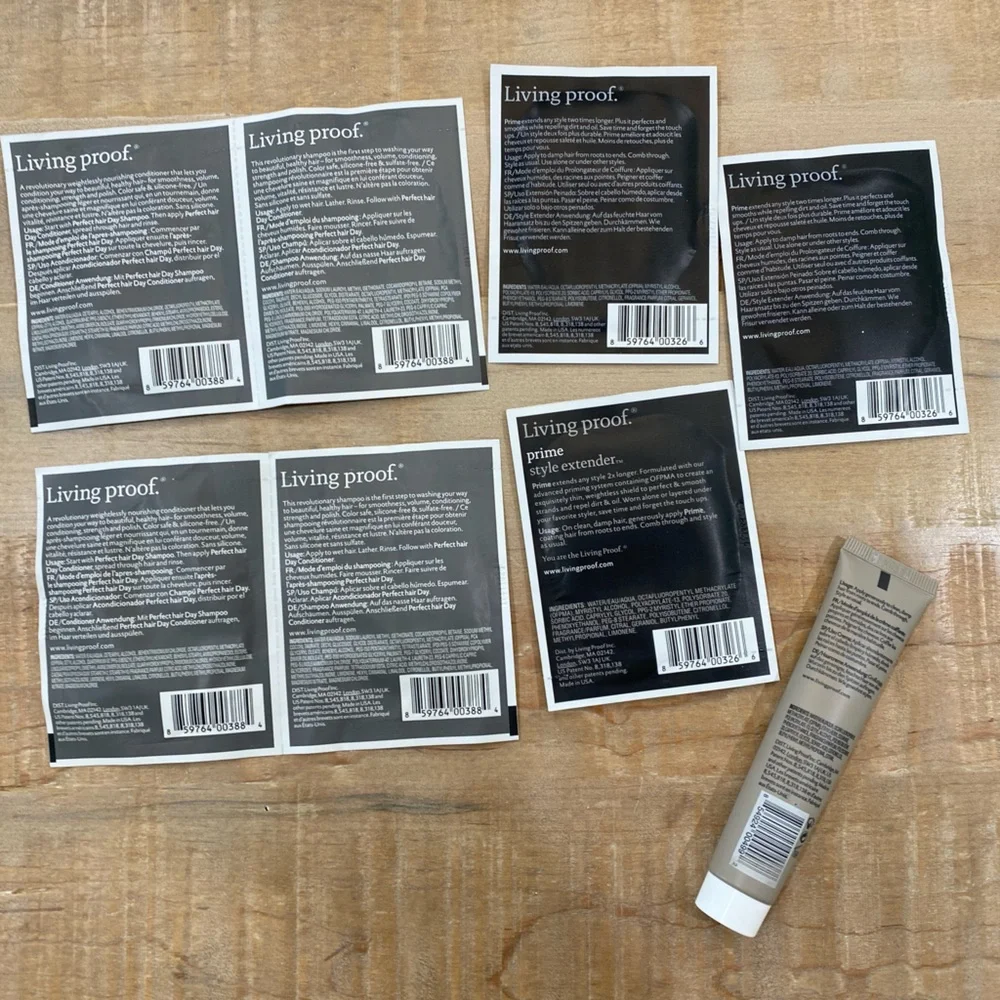 9 bundle lot of Living Proof hair care shampoo conditioner frizz